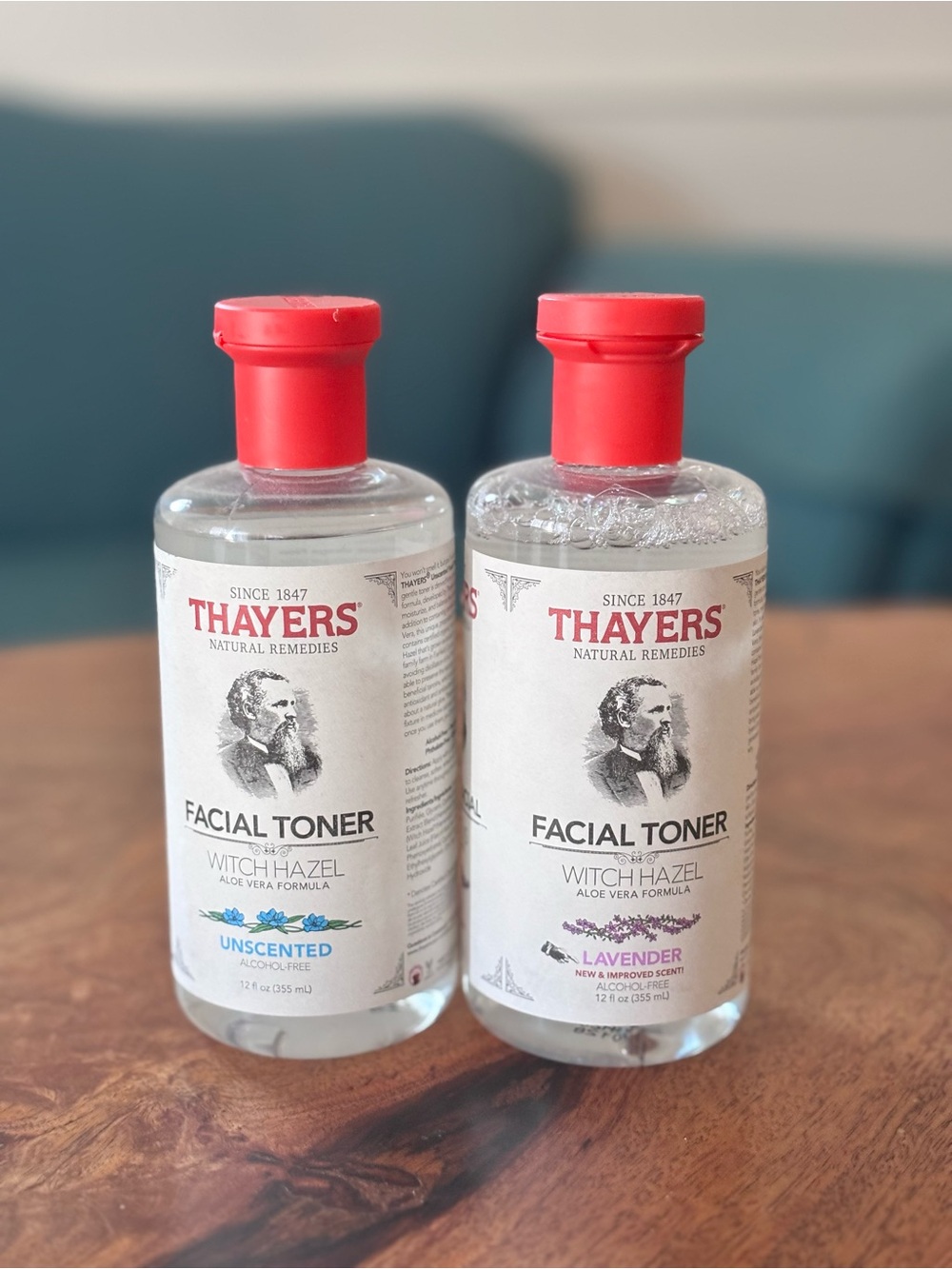 THAYERS Facial Toner with Witch Hazel – Unscented & Lavender (Clear)
